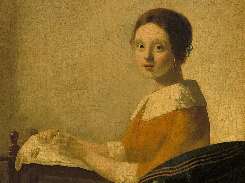 1874-Theo van Wijngaarden - La Merlettaia